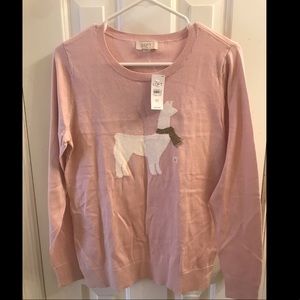 BNWT Loft  Llama Sweater